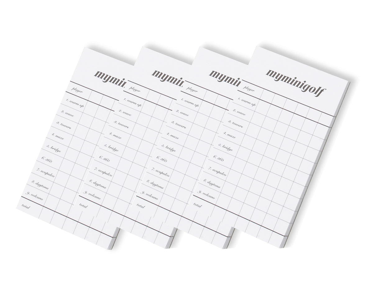 myminigolf Punkteblöcke Viererpack
