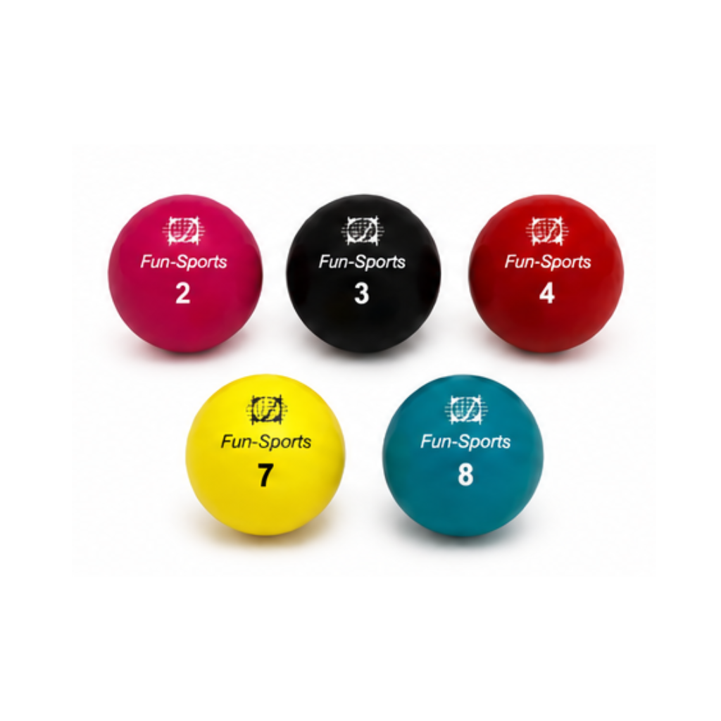 Fun-Sports - 5-er Set Fun-Sports Bälle mit Täschle