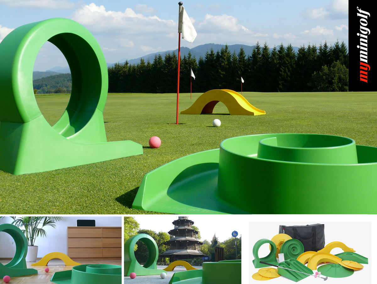 myminigolf “pro” – Minigolf set for anywhere