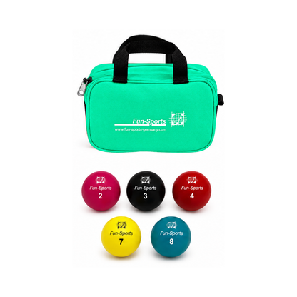 Fun-Sports - Set da 5 palline Fun-Sports con sacchetto