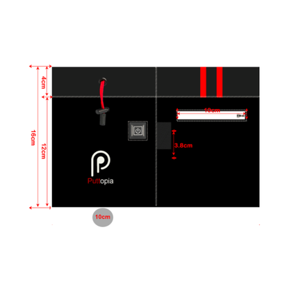 Puttopia - P12 USB (beheizbare Minigolftasche)
