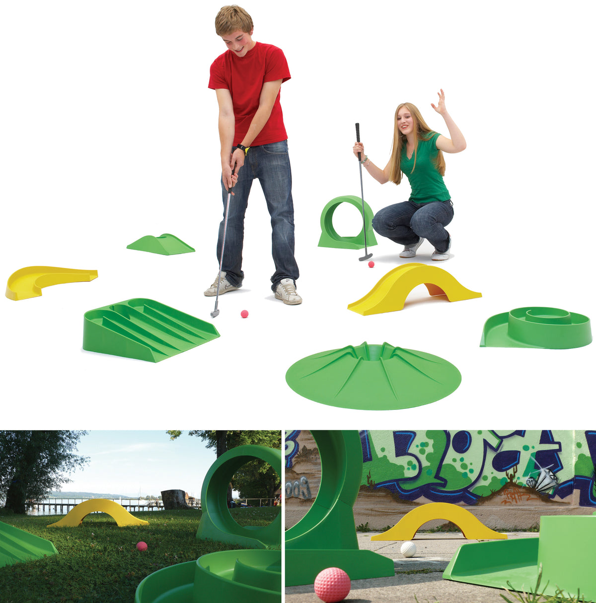 myminigolf “pro” – Minigolf set for anywhere