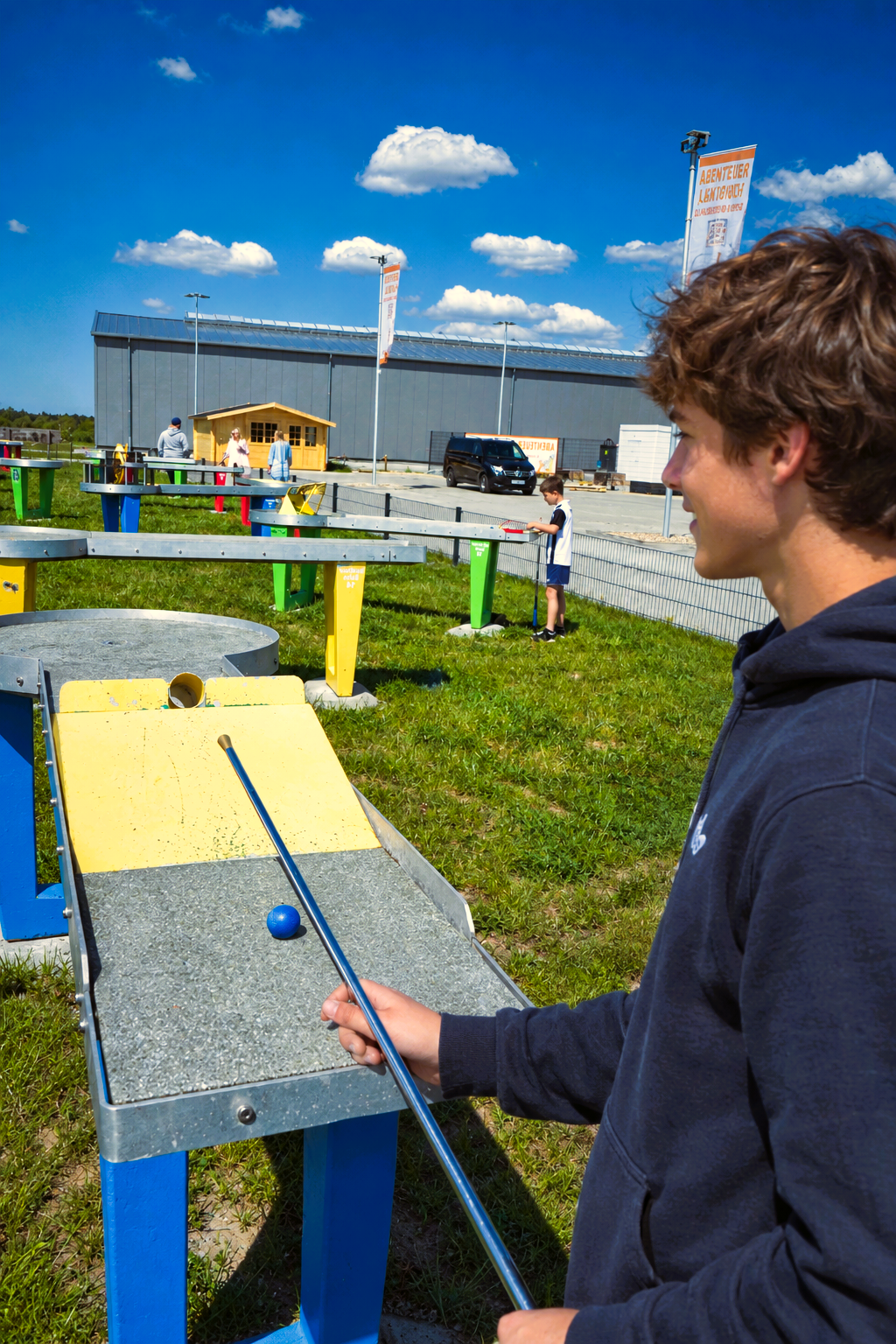 Club for obstacle mini-golf (Pit Pat)